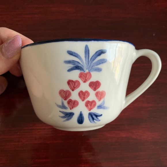 Set of 7 N.S. Gustin Co pineapple cup and saucer - Picture 4 of 11